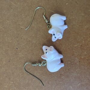 Pig earrings